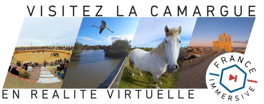 Visite virtuelle de la Camargue, images 360